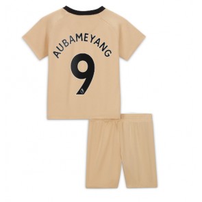 Chelsea Aubameyang #9 babykläder Tredje Tröja barn 2022-23 Korta ärmar (+ Korta byxor)